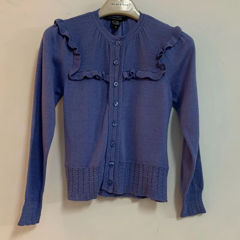 Little Marc Jacobs Ruffle Cardigan - Picture 2 of 8